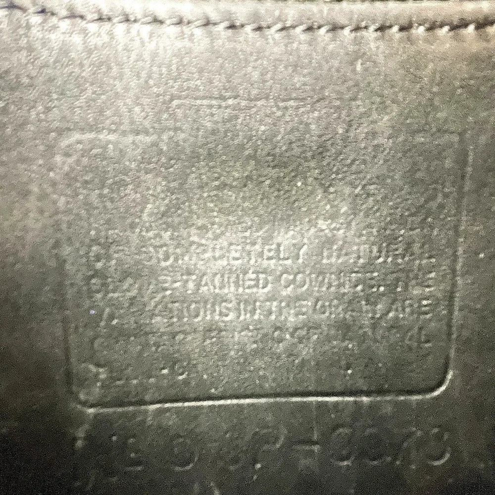 Vintage COACH Side‎ Pack 9978 Crossbody Bag Black Leather Turn Lock Costa Rica